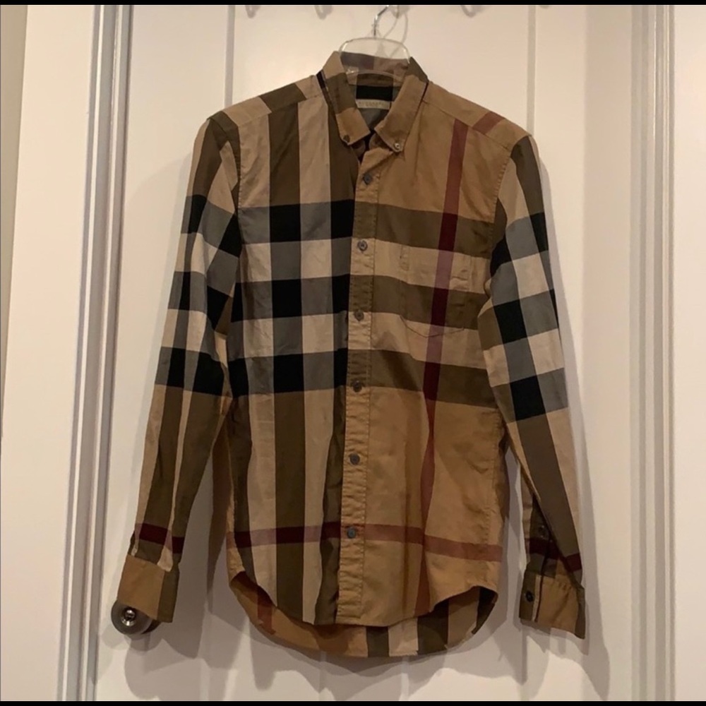 Burberry long sleeve button shirt